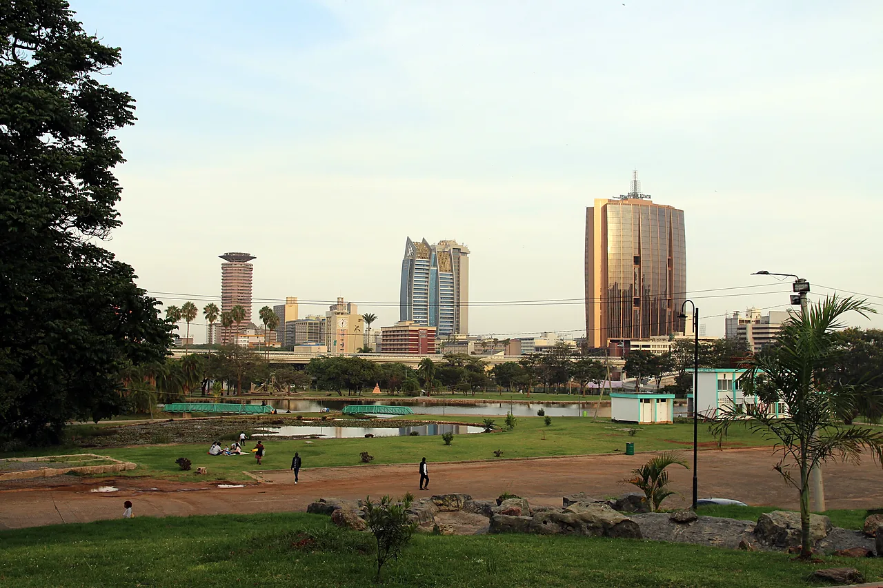 Nairobi at dusk